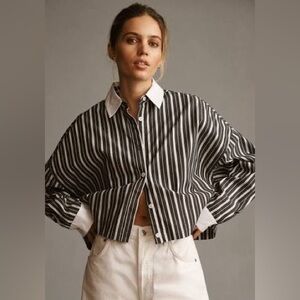 Moon River Boxy Buttoned Up Shirt